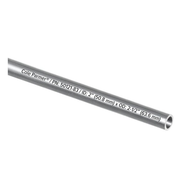 Cole-Parmer Food, Milk, and Dairy Tubing, 2in ID x 2-1/2in OD; 50 Ft 4444205 - main